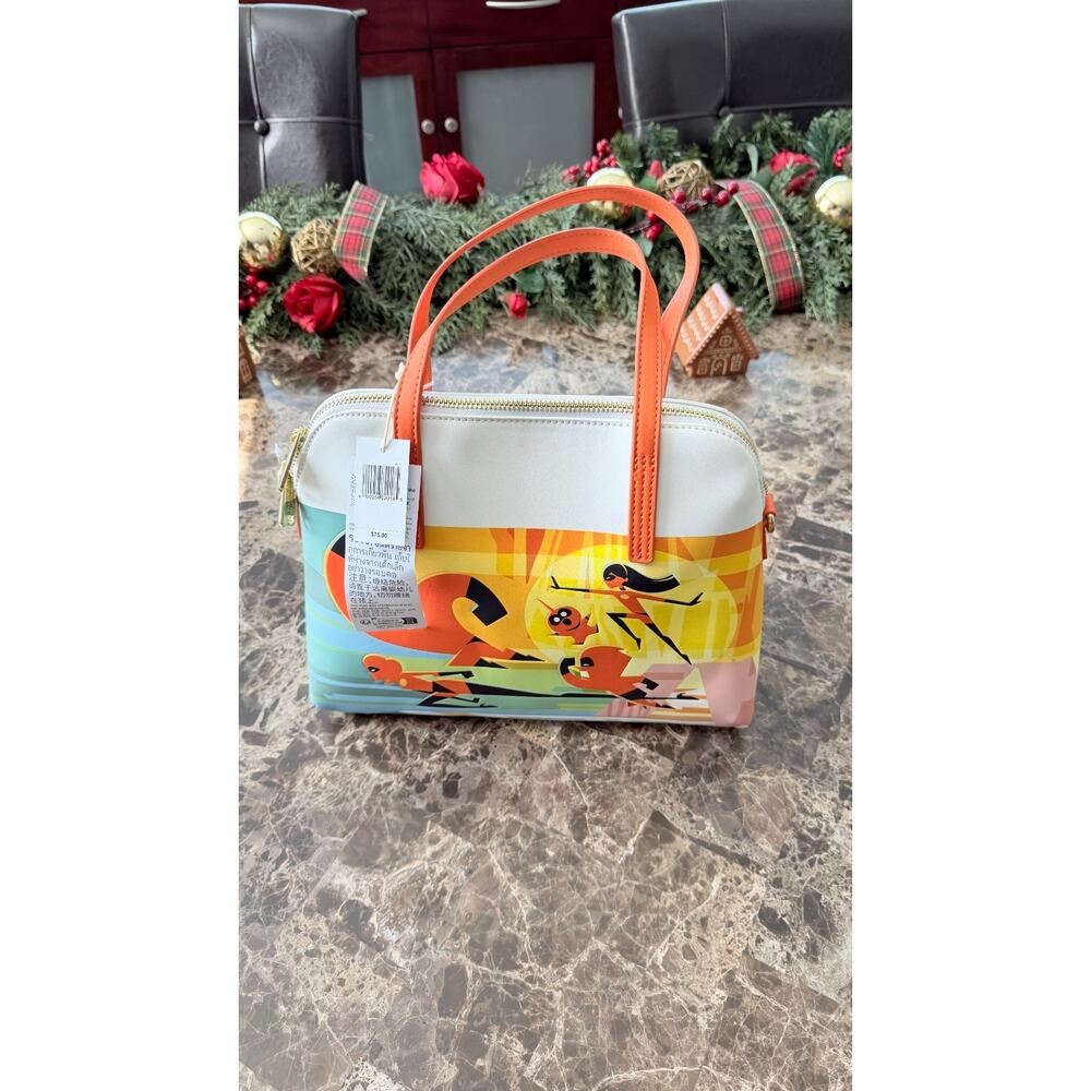 NEW Disney Contemporary Resort Loungefly Handbag - Mary Blair Monorail Design